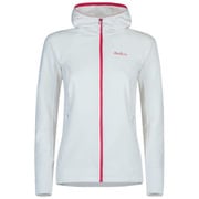 STRETCH MIX HOODY MAGLIA WOMAN MMAP42W 3904 オフホワイト/ピンク Sサイズ [アウトドア フリース レディース]