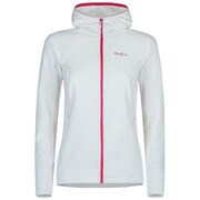 STRETCH MIX HOODY MAGLIA WOMAN MMAP42W 3904 オフホワイト/ピンク Mサイズ [アウトドア フリース レディース]