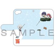 ゾンビランドサガ 手帳型スマホケース さくら＆愛＆純子＆ロメロ iP6＆7＆8兼用 [キャラクターグッズ]