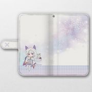 Re：ゼロから始める異世界生活 手帳型スマホケース エミリア/フード 汎用Lサイズ [キャラクターグッズ]