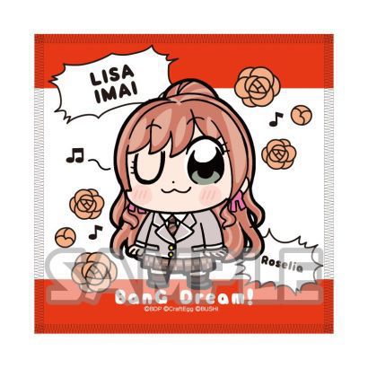 大川ぶくぶ Bang Dream ハンドタオル 今井リサ キャラクターグッズ