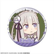 異世界かるてっと 缶バッジ デザイン02 エミリア/B [キャラクターグッズ]
