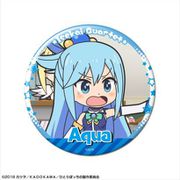 異世界かるてっと 缶バッジ デザイン06 アクア/B [キャラクターグッズ]