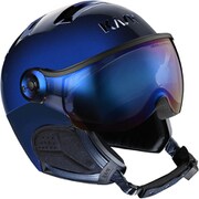 Chrome BLUE - iridiumミラー KA-SHE60V20862 ブルー 62cm [スキーヘルメット]