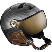 ELITE C/BROWN - goldミラー KA-SHE59V29658  グレー/ブラウン 58cm [スキーヘルメット]