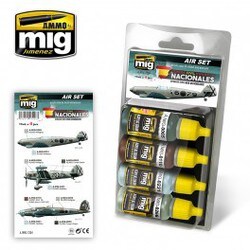AMO-7226 スペイン内戦ナショナリスト派航空機用 カラーセット [アクリルカラーセット]