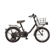 ジュニア向け自転車 bikke m 16型 E.YBKダークグレー BKM16 2A022B