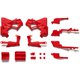 54918 T3-01 Cパーツ フレーム レッド [ラジコンパーツ]