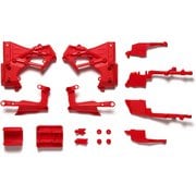 54918 T3-01 Cパーツ フレーム レッド [ラジコンパーツ]