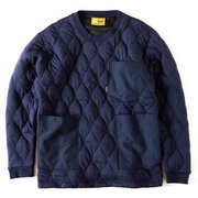 CAMP POCKET QUILT CREW GSC-28 ネイビー Sサイズ [アウトドア カットソー メンズ]