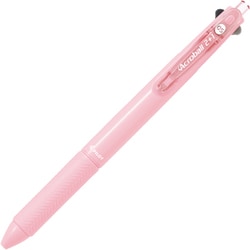 多機能ペン アクロボール2+1 油性ボールペン 0.5mm 極細 黒・赤 シャープ0.5mm ソフトピンク BKHAB-40EF-SP
