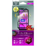 Galaxy A20 ガラスフィルム GLASS PREMIUM FILM ドラゴントレイル 平面オールガラス 超透明 LP-19WG2FGDF
