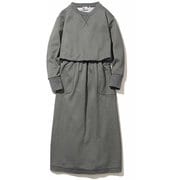 W T/C SWEAT T-DRESS 5102-95206 GRAY Mサイズ [スウェットドレス]