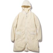 W POLA305 FLEECE HD COAT 5102-96207 IVORY Sサイズ [フリースコート レディース]