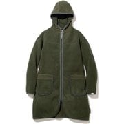 W POLA305 FLEECE HD COAT 5102-96207 KHAKI Sサイズ [フリースコート レディース]