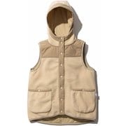W SHEEP FLEECE HD VEST 5102-96209 IVORY Mサイズ [フリースベスト レディース]