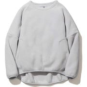 W POLA203 FLEECE CREW 5102-96210 LIGHT GRAY Mサイズ [長袖フリース レディース]