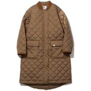 W QUILTED COAT 5104-96401 CAMEL Mサイズ [キルティングコート レディース]