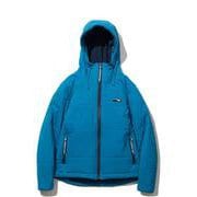 W STRETCH PUFF HOODIE 5104-96402 TURQUOISE Mサイズ [アウトドア ジャケット レディース]
