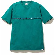 MW PF LINE LOGO T-SHIRTS 5002-95203 PEACOCK GREEN Sサイズ [アウトドア カットソー ユニセックス]
