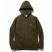 M QUILTED PUFF PARKA 5002-95208 OLIVE Lサイズ [キルト調パーカー メンズ]