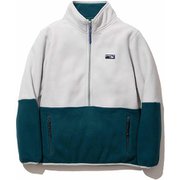 M KENAI ZIP PULLOVER 5002-95213 LIGHT GRAY×DULL BLUE XLサイズ [フリースジャケット メンズ]