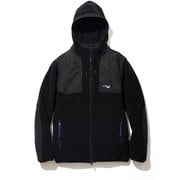 M NIGHTHAWK HOODIE 5002-95214 BLACK Mサイズ [フリース パーカー メンズ]