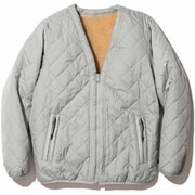 M RV QUILTED JACKET 5004-95405 GRAY Lサイズ [フリースジャケット メンズ]