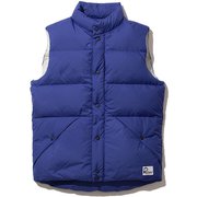 M DOWN VEST 5004-95406 BLUE Mサイズ [ダウンベスト メンズ]