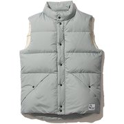 M DOWN VEST 5004-95406 GRAY Lサイズ [ダウンベスト メンズ]