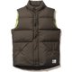 M DOWN VEST 5004-95406 KHAKI Lサイズ [ダウンベスト メンズ]