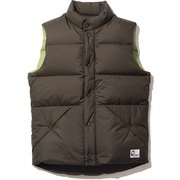 M DOWN VEST 5004-95406 KHAKI Lサイズ [ダウンベスト メンズ]