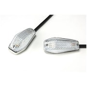 汎用LEDウィンカー 左右セット クリア 貼り付けタイプ 313804