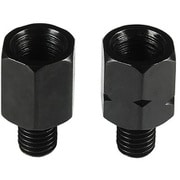 汎用逆8mm/10mm ミラーアダプター 黒 602503