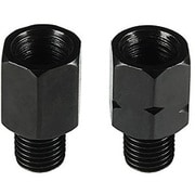ミラー 10mm 逆ネジアダプター(ヤマハ用)L/R 黒 602506
