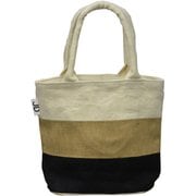 JUTE tote bag Sサイズ BR/BK