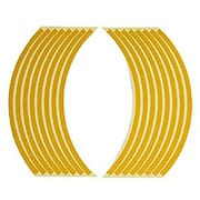 10インチ用リムステッカー 黄 901803