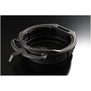 プラスチックオイルドレンパン 8L 黒 975082