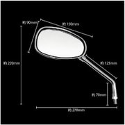 ミラー 2号:10mm バンディット、バリオス系 6005