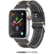 CLB010 [Cozistyle - Leather Band for Apple Watch_42mm Black]