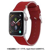 CLB00117 [Cozistyle - Striped Leather Band for Apple Watch Spicy Orange /White]