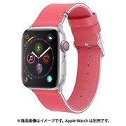 CLB00917 [Cozistyle - Striped Leather Band for Apple Watch Hot Pink/White]
