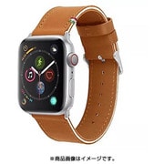 CLB01817 [Cozistyle - Striped Leather Band for Apple Watch Tan/White]
