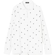 QGM02FWHL [19AW TOUR B 長袖シャツ メンズ 防風機能付き Lサイズ ホワイト]