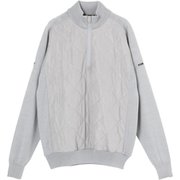 QGM03BMGLL [19AW TOUR B 長袖ハーフジップセーター 防風機能付き メンズ LLサイズ ミディアムグレー]