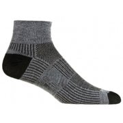 COOLMESH II Quarter W0003 グレー Lサイズ(26.5-29.5cm) [アウトドア ソックス]