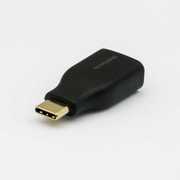 Type-C変換アダプター USB Type-A to USB Type-C USB3.1 GEN2対応 ブラック OWL-ADCAF31S-BK