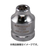 11122 [1/4DR 4MM ショートソケット （6角）]
