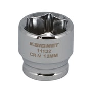 11132 [1/4DR 12MM ショートソケット （6角）]