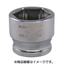 12128 [3/8DR 18MM ショートソケット （6角）]
